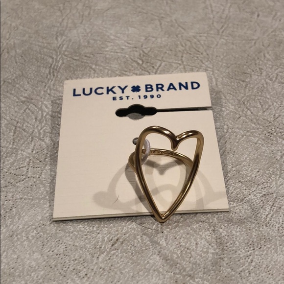 Lucky Brand Jewelry - Lucky Brand Gold Heart Ring 🍀